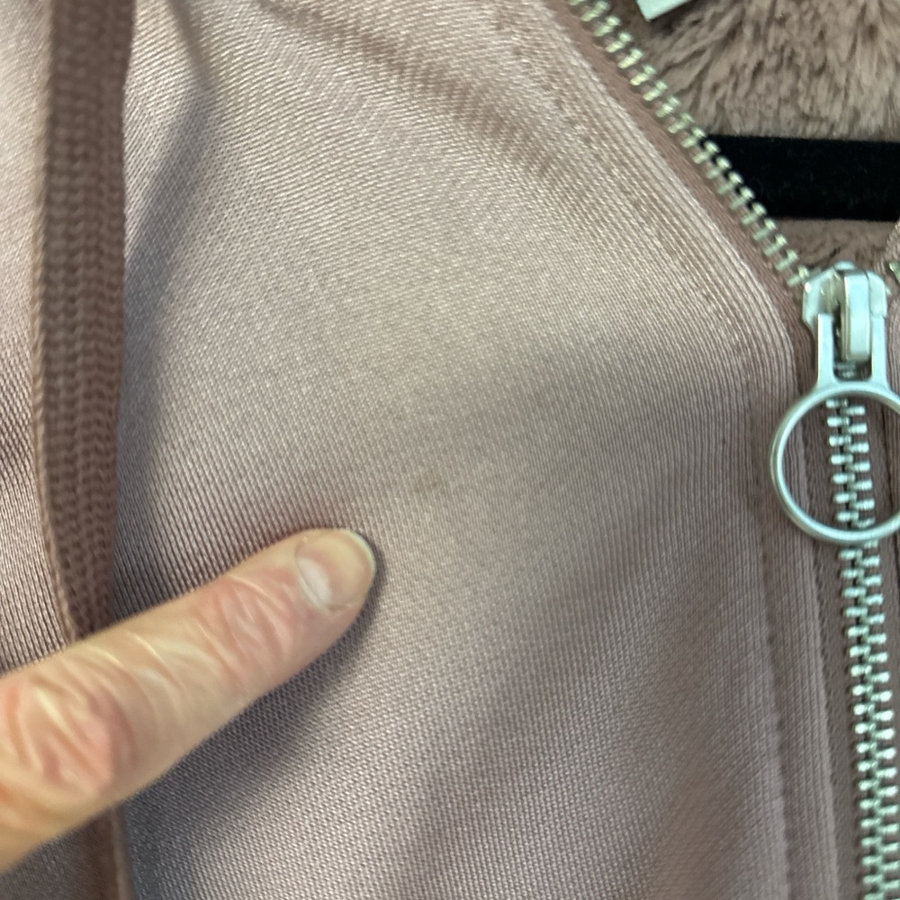 Athleta Dusty Pink Full-Zip Hoodie - Picture 4 of 4